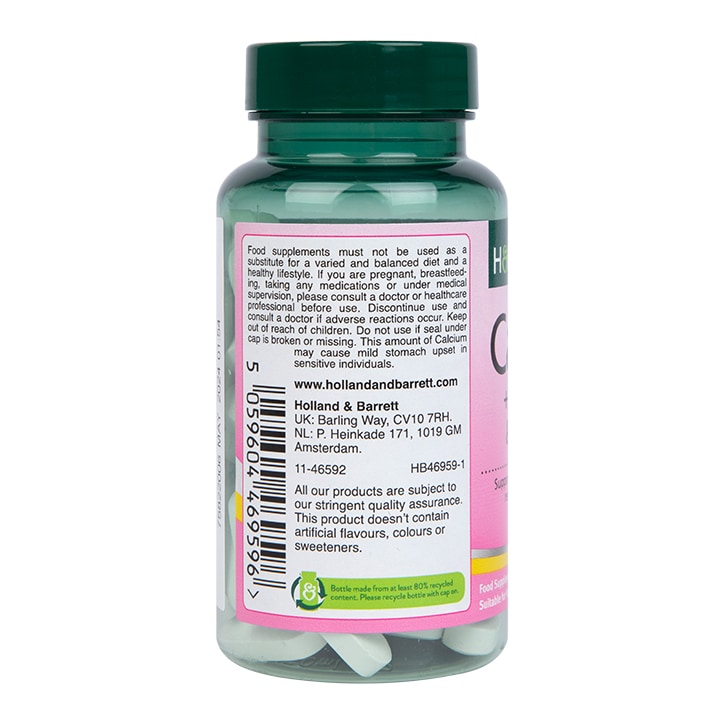 Holland & Barrett Calcium + Magnesium & Vitamin D 60 Tablets